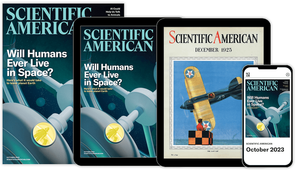 Scientific American publications in print & digital formats